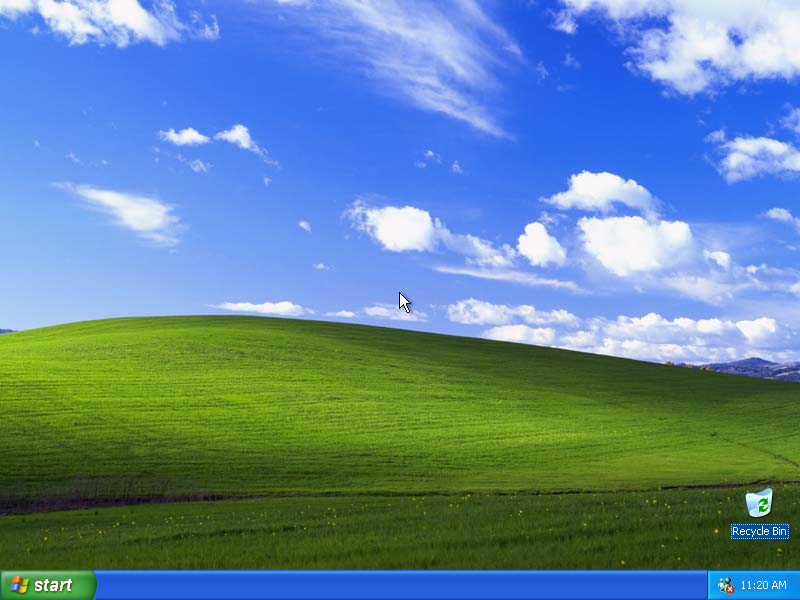 Windows opening screen