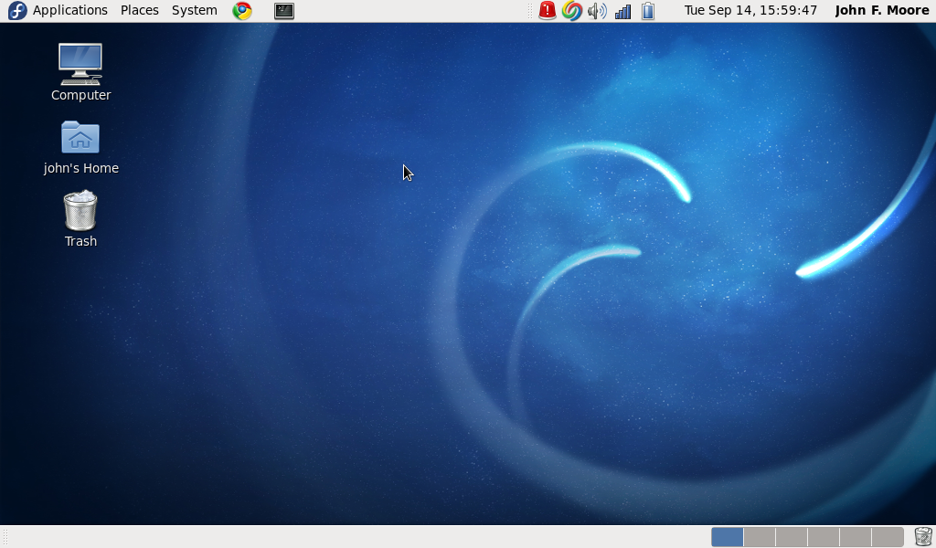 Fedora 13 Whole Screen