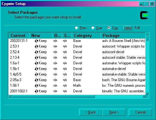 Package Select Individual